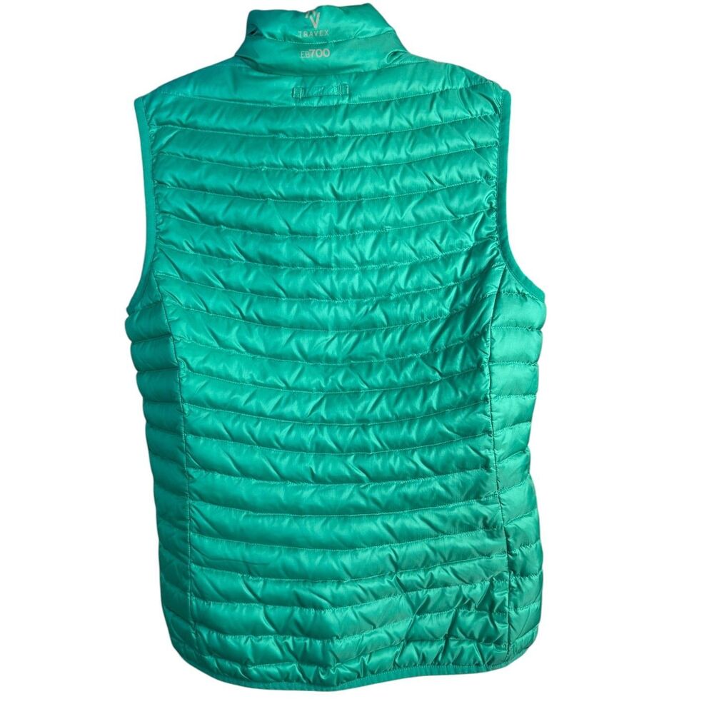 Eddie Bauer Travex 700 Fill Down Vest Women’s XS Green Puffer Lightweight - Picture 2 of 6